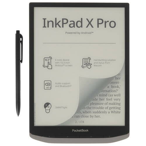Электронная книга PocketBook InkPadXProBlack+чехол
