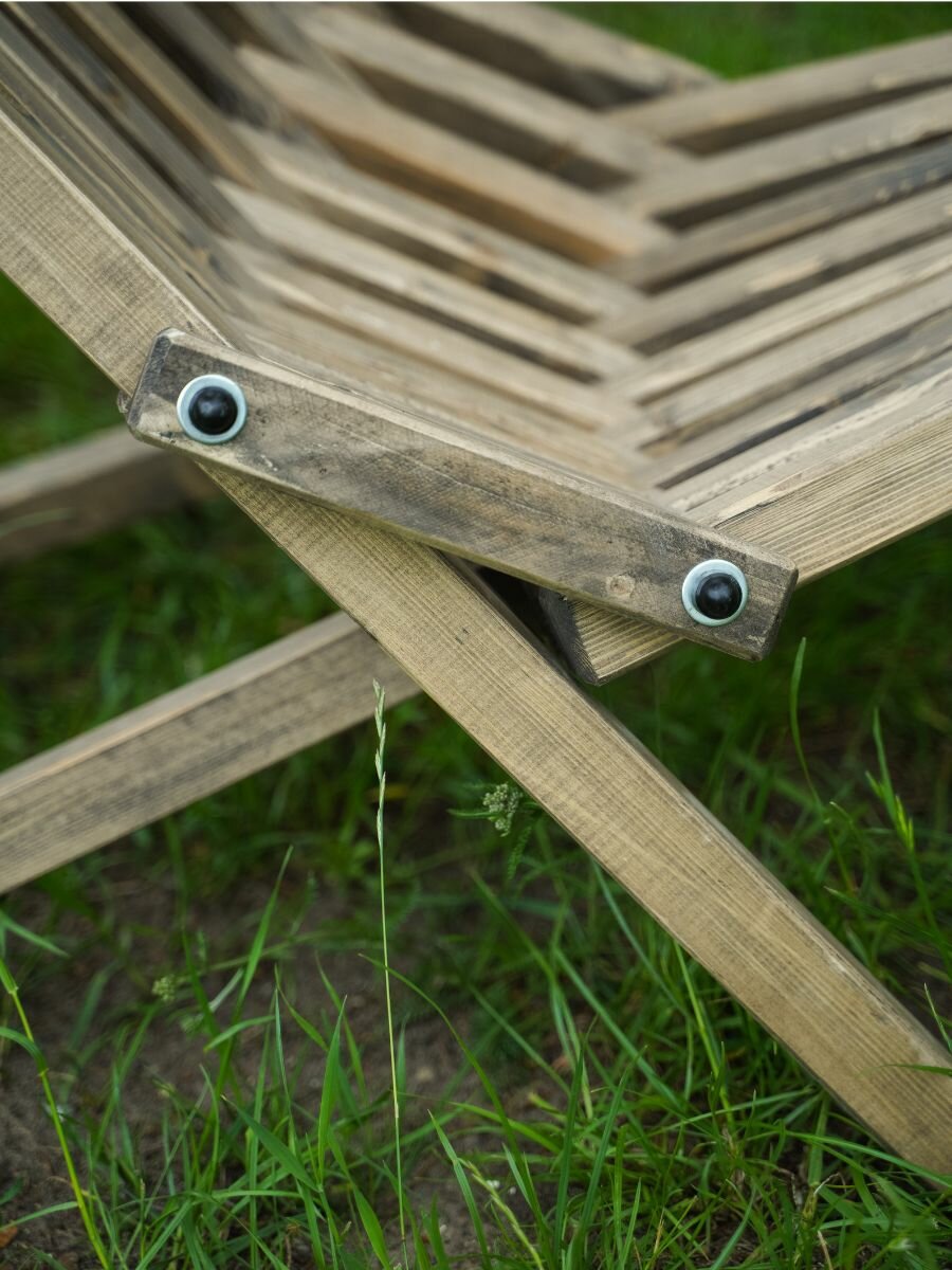 Кресло шезлонг деревянное Релакс Кентукки - фотография № 14