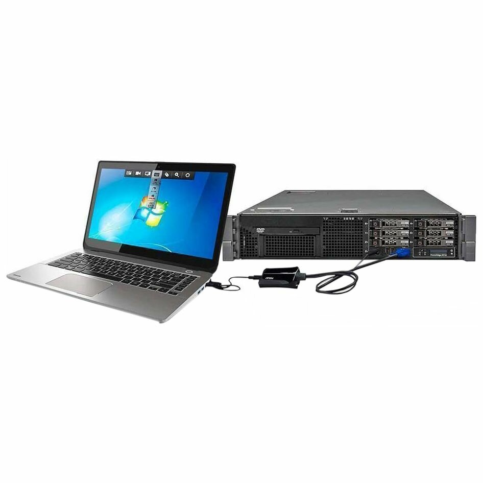 Устройство Aten Консольный адаптер для ноутбука/ Laptop USB Console Adapter — фото 2
