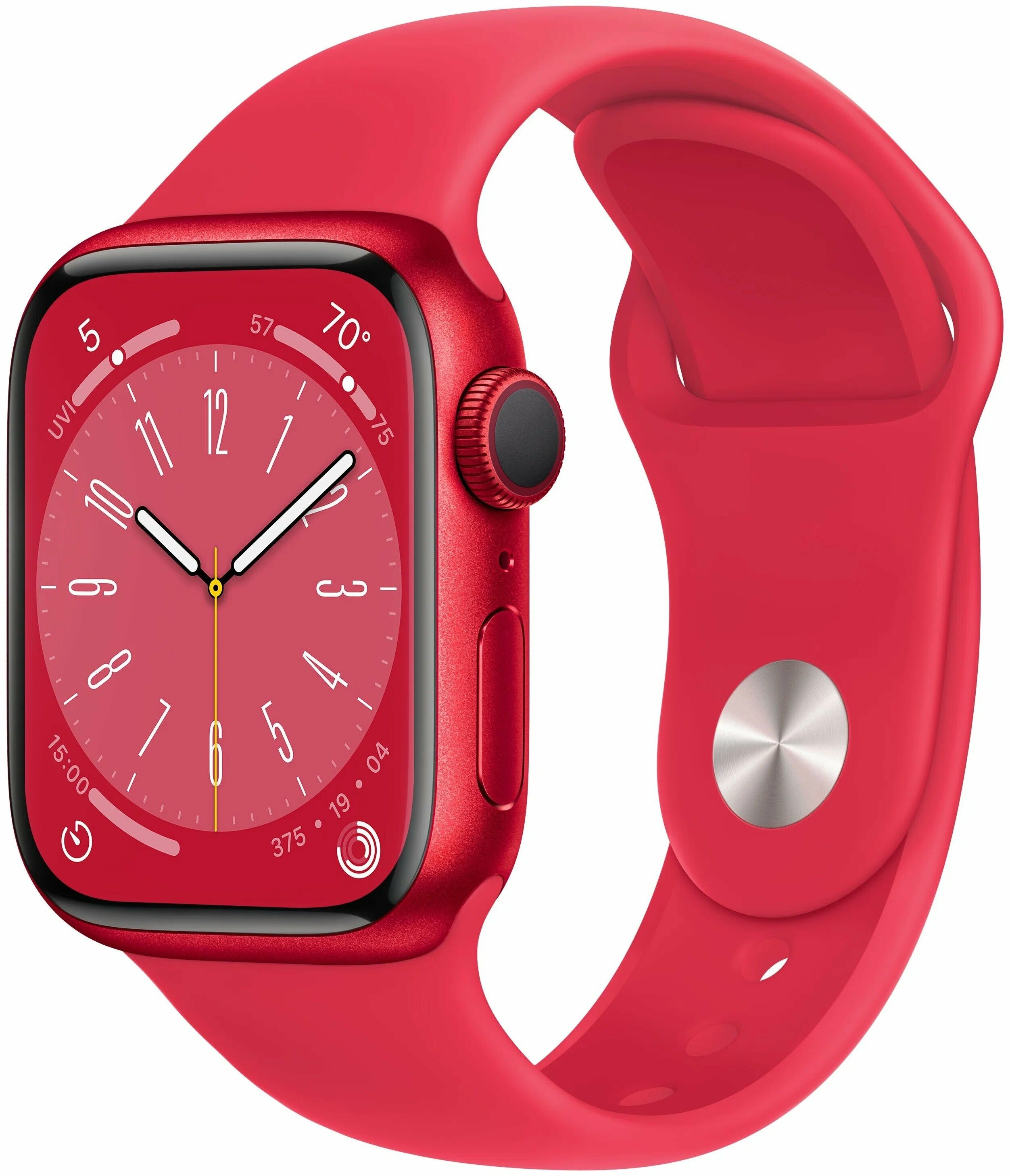 Часы Apple Watch Series 8 41mm Aluminum Case GPS Sport Band Red S/M