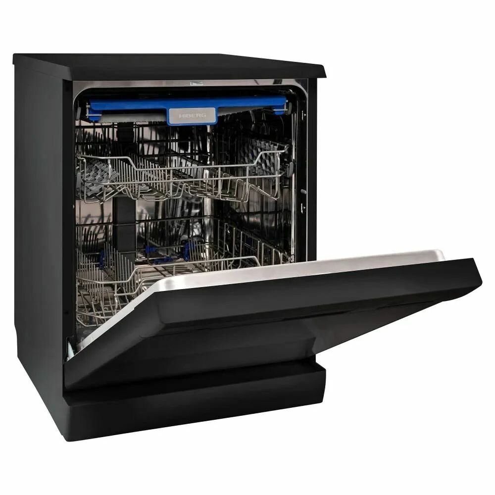 Посудомоечная машина 59,8 см Hiberg F68 1430 B черная - фотография № 2
