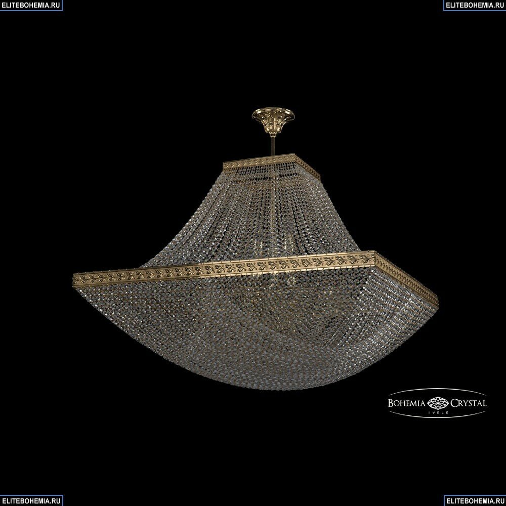 Люстра на штанге Bohemia Ivele Crystal 19322/H1/90IV G - фото №1