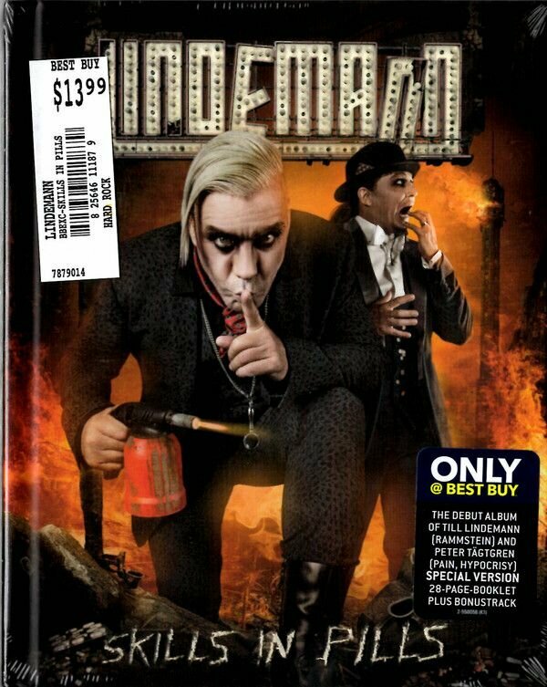 LINDEMANN SKILLS IN PILLS Special Edition BluRaySizeCoverpack + Bonus Track CD