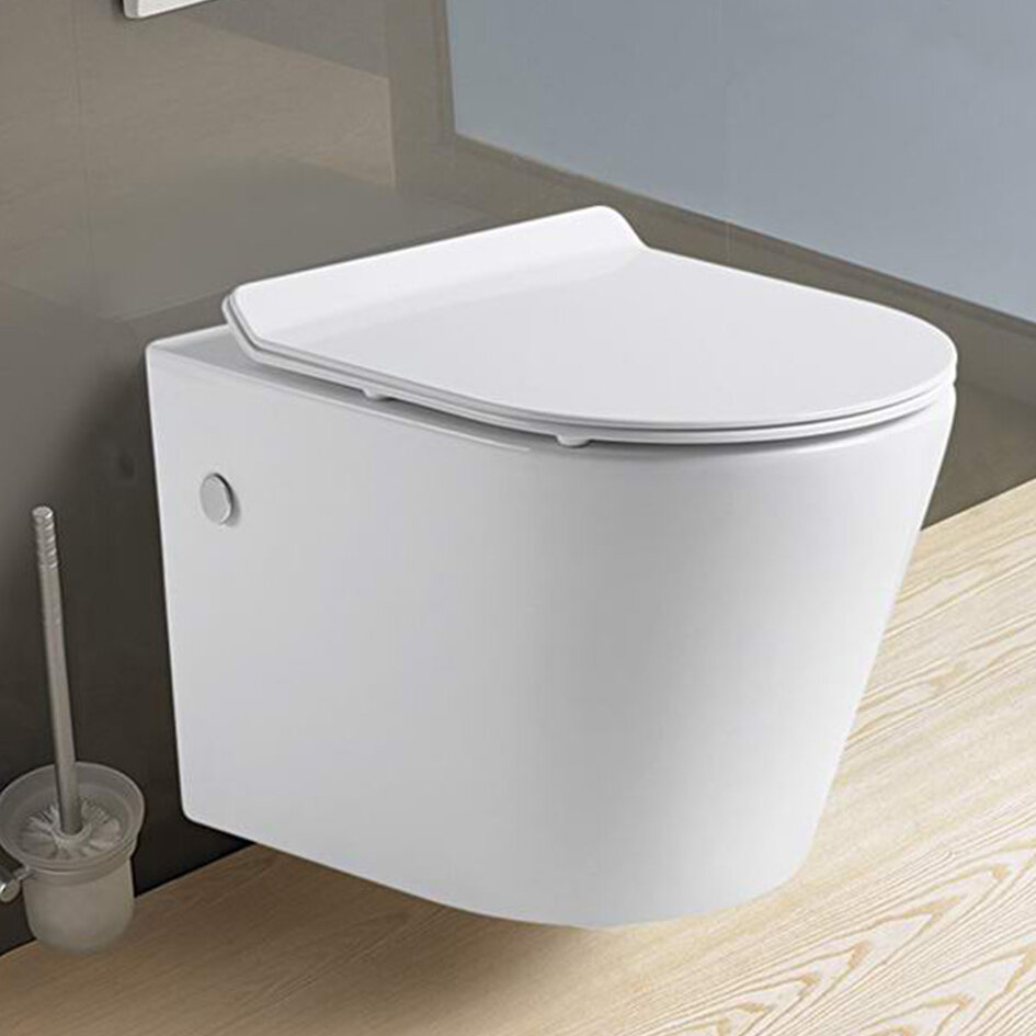 фото Унитаз подвесной безободковый Melana MLN-310302