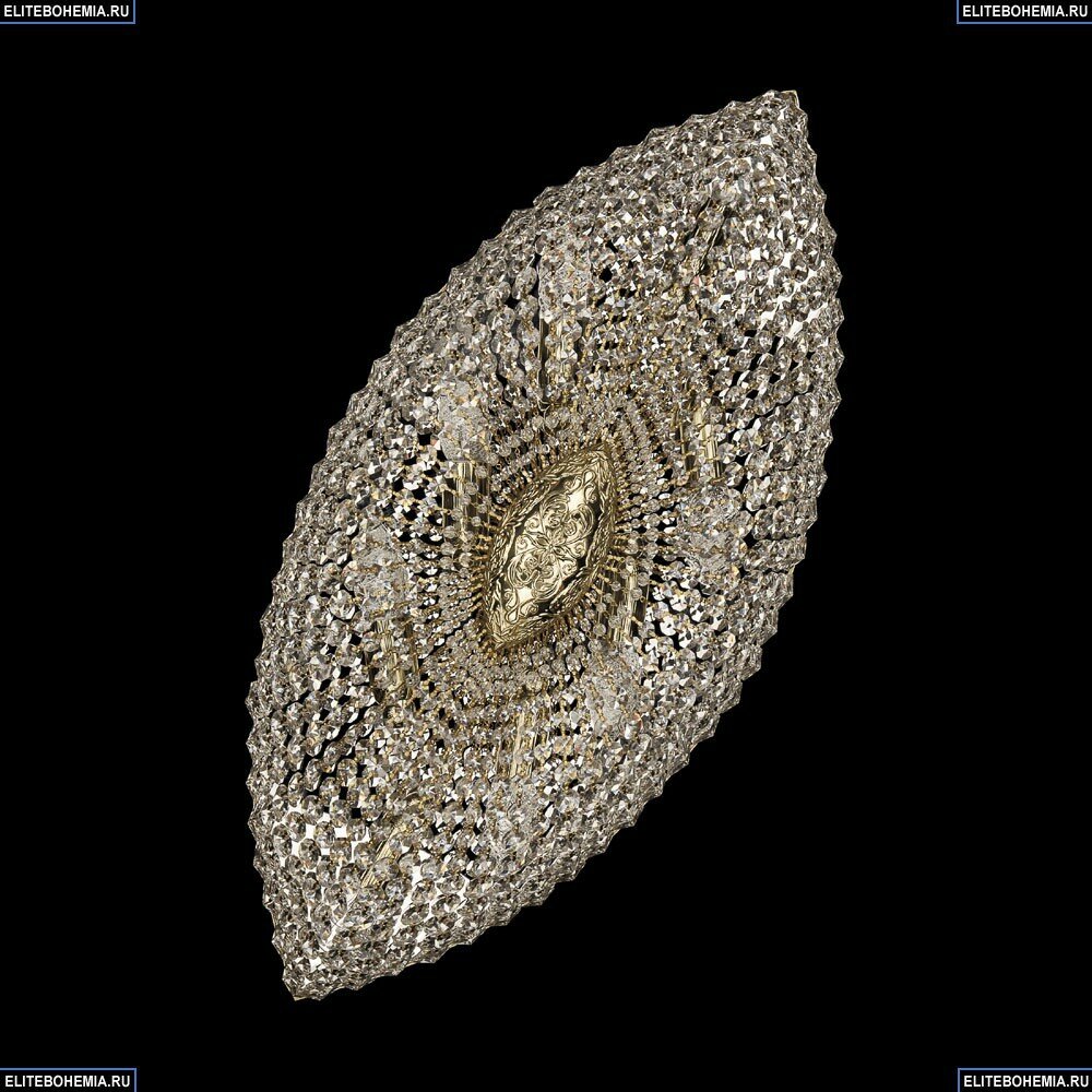 Люстра на штанге Bohemia Ivele Crystal 19113/H1/55IV Ni - фото №3