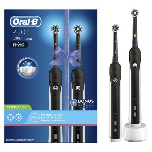 Зубная щетка Braun Oral-B Pro 790 Duo/D16.523.1UH CrossAction Black