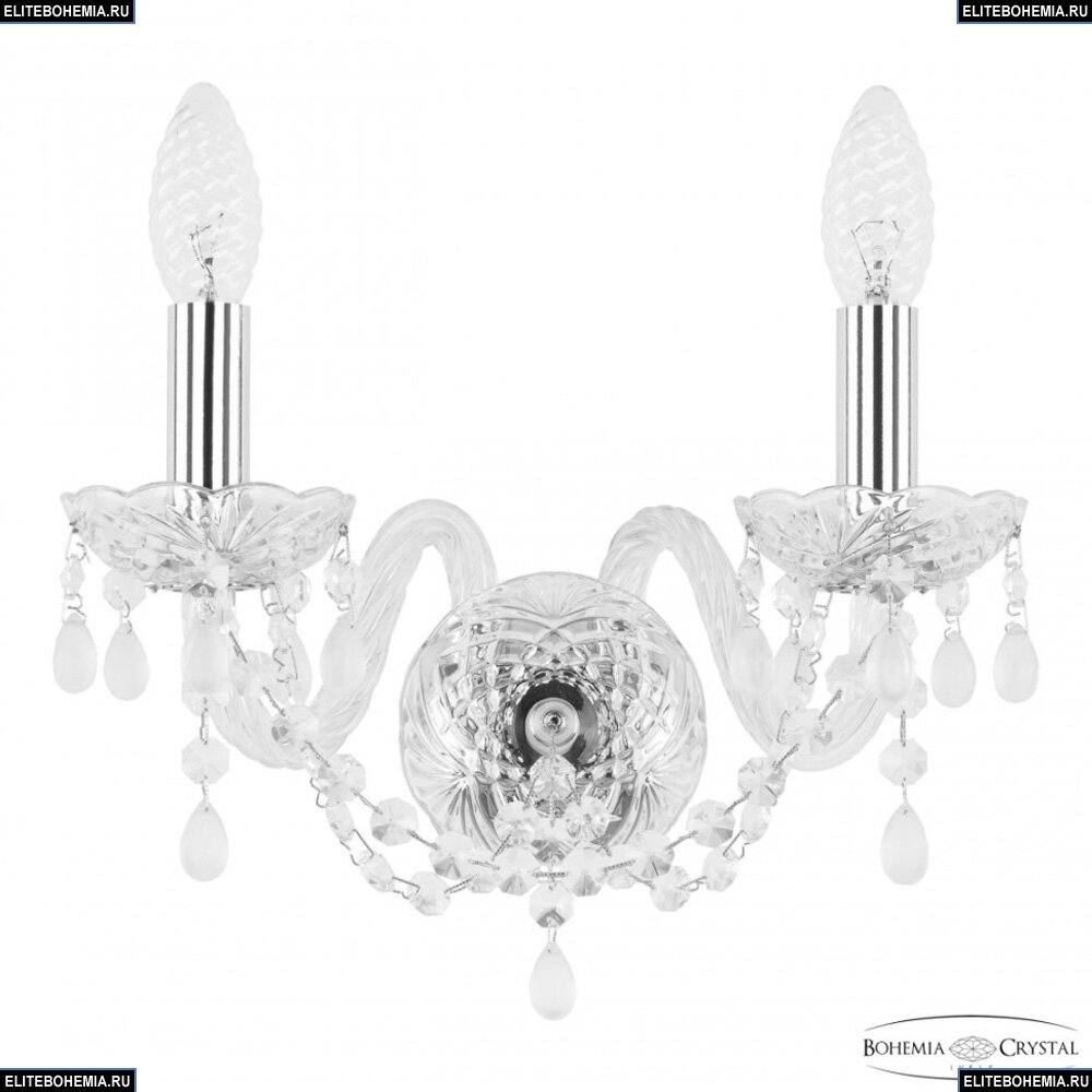 Бра Bohemia Ivele Crystal 112 112B/2/141 Ni V0300 - фото №1