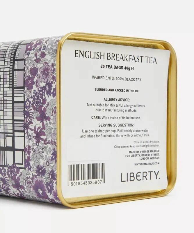 Набор чая Liberty Tudor English Breakfast и Earl Grey 2х80 гр - фотография № 3