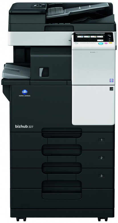 МФУ Konica-Minolta Bizhub 227 A7AK027 A3 Чёрно-белый/печать Лазерная/разрешение печати 1200x1200dpi/разрешение сканирования 600x600dpi