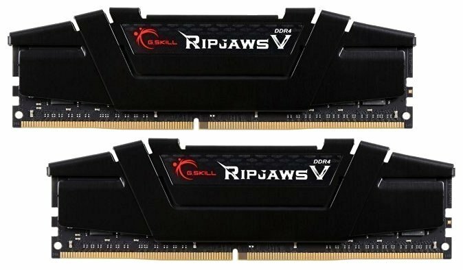 Оперативная память 16Gb DDR4 3200MHz G.Skill Ripjaws V (F4-3200C16D-16GVKB) (2x8Gb KIT)