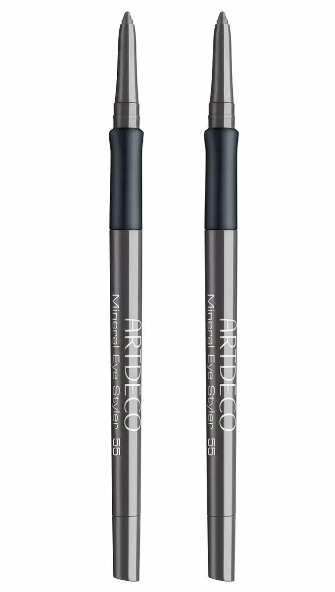 Карандаш для глаз минеральный Artdeco, Mineral Eye Styler, тон 55 серый, 0.4 г, 2 шт.