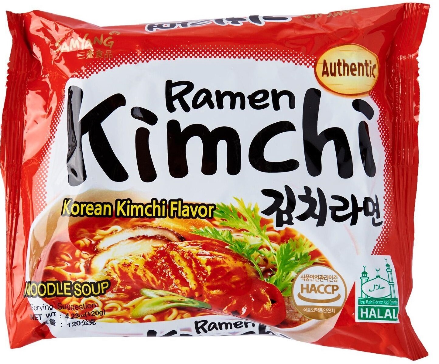 Лапша Samyang Ramen Kimchi со вкусом кимчи 120гр (20)