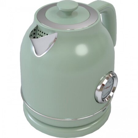 Чайник с датчиком температуры Qcooker Retro Electric Kettle 1.7L (Green/Зеленый) RU