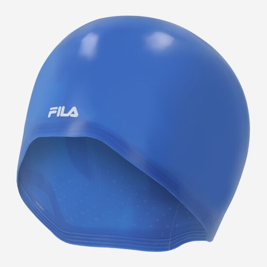 Шапочка для плавания Fila 127277-Z2 силиконовая синий, размер one size