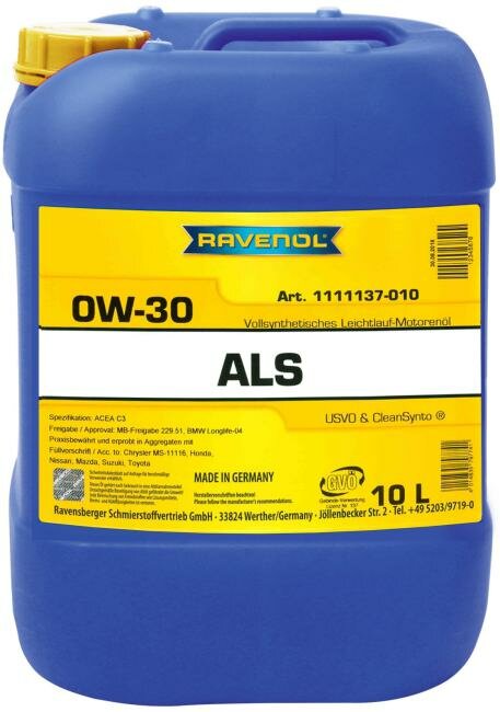 Моторное масло Ravenol 1111137-010-01-999