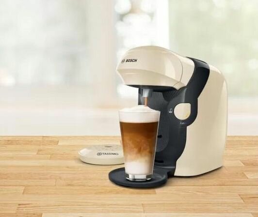 Капсульная кофемашина Bosch Tassimo Style TAS1107 1400 Вт, бежевый - фотография № 3