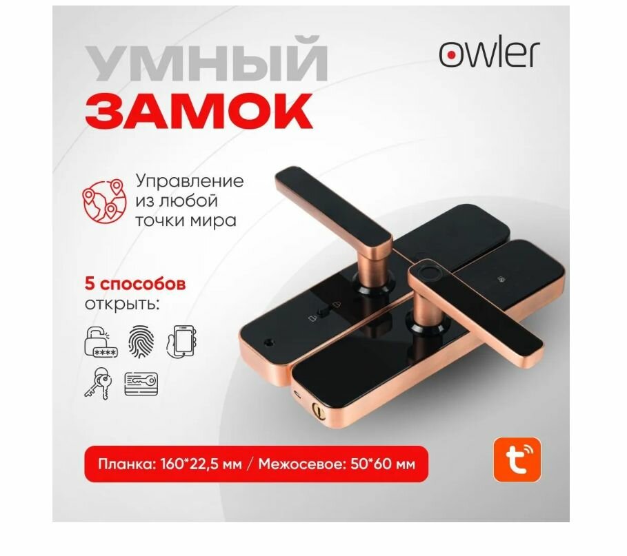 Умный замок Owler Smart Lock 5 в 1