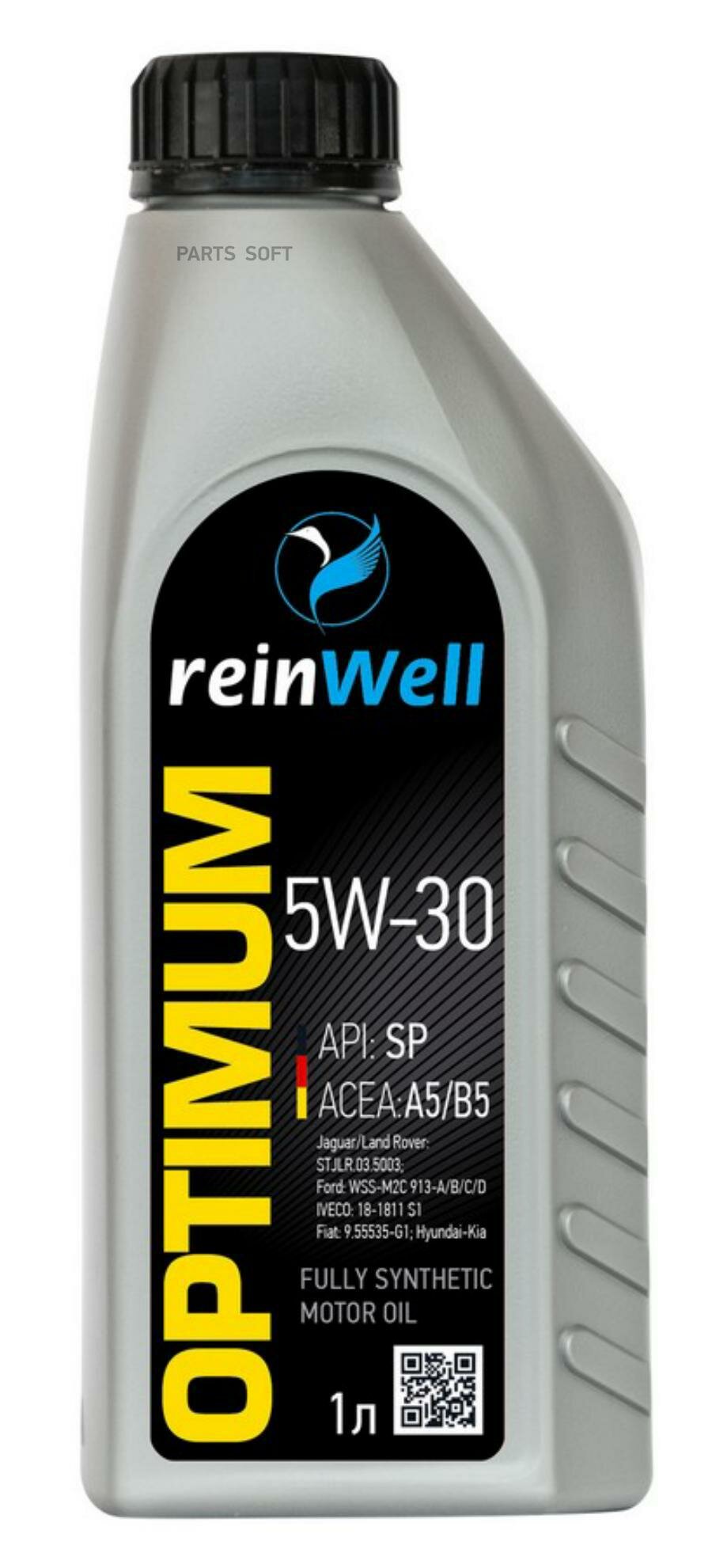 REINWELL 4942 ReinWell 5W30 (1L)_масо мотор.! синт.\ API SP, ACEA A5/B5