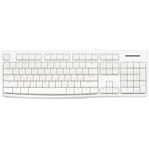 Комплект проводной Dareu MK185 White (белый), клавиатура LK185 (мембранная, 104кл, EN/RU) + мышь LM103, USB - фото №1