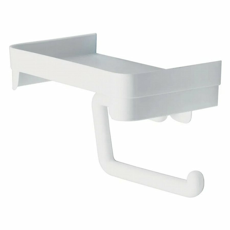 фото Держатель настенный для туалетной бумаги с полкой. Размер 18х11х4,5 см. NEW