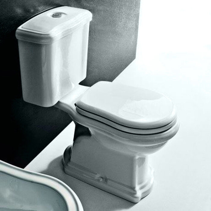 фото KERASAN Механизм GEBERIT двойного слива с нижним подводом воды, цвет кнопки хром