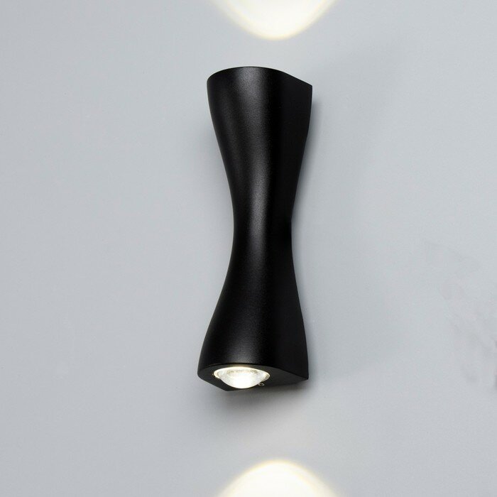 фото Бра "Нувола" LED 6Вт 4000К IP65 4000К черный 5х16 см