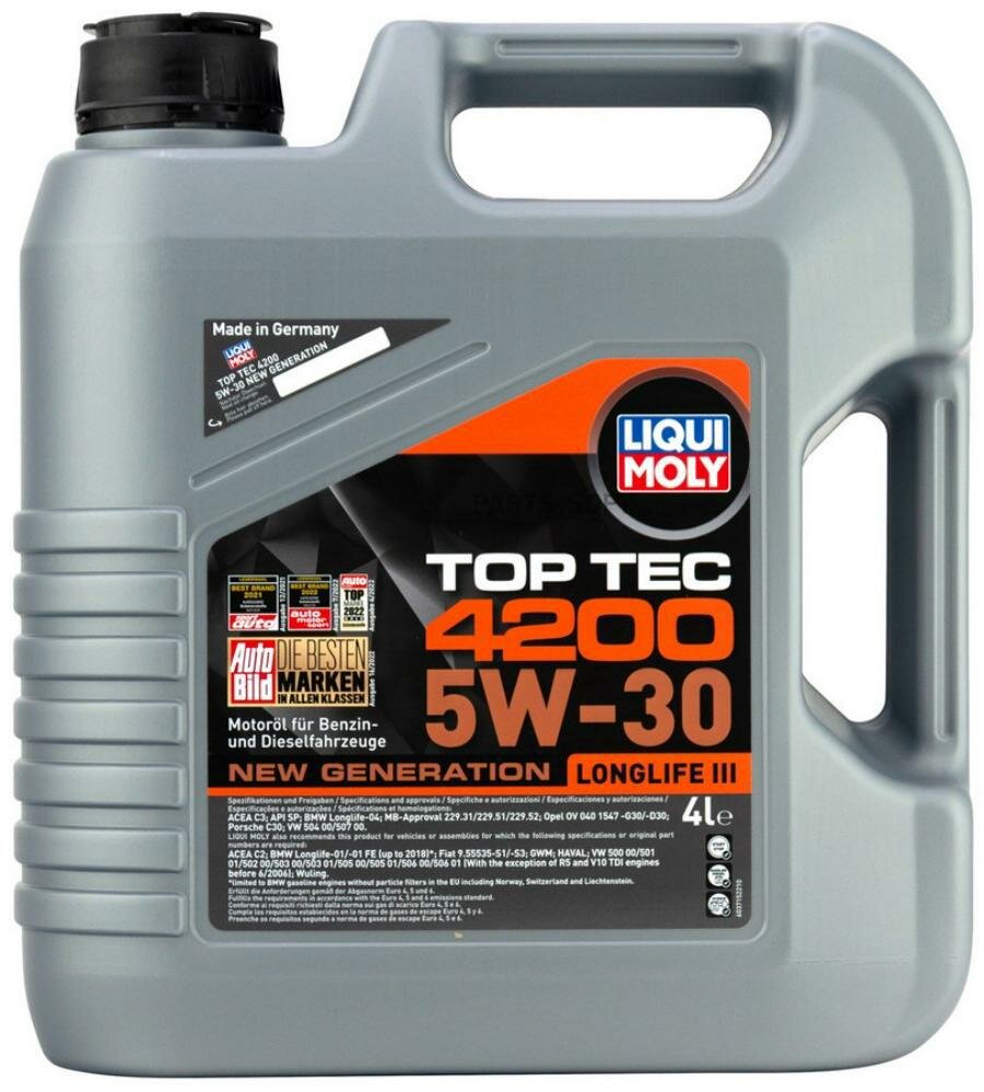 LIQUI MOLY 3715   Top Tec 4200 5W-30