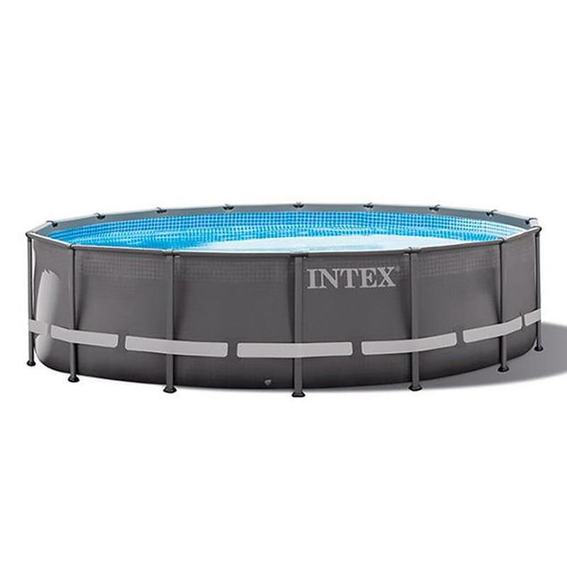 26340 Каркасный бассейн Intex Ultra Frame 732х132см, 47241л, песч.фил-нас. 10500л/ч, лестница, тент, подстилка