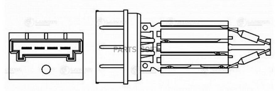 LUZAR LFR1505 Резистор отопителя