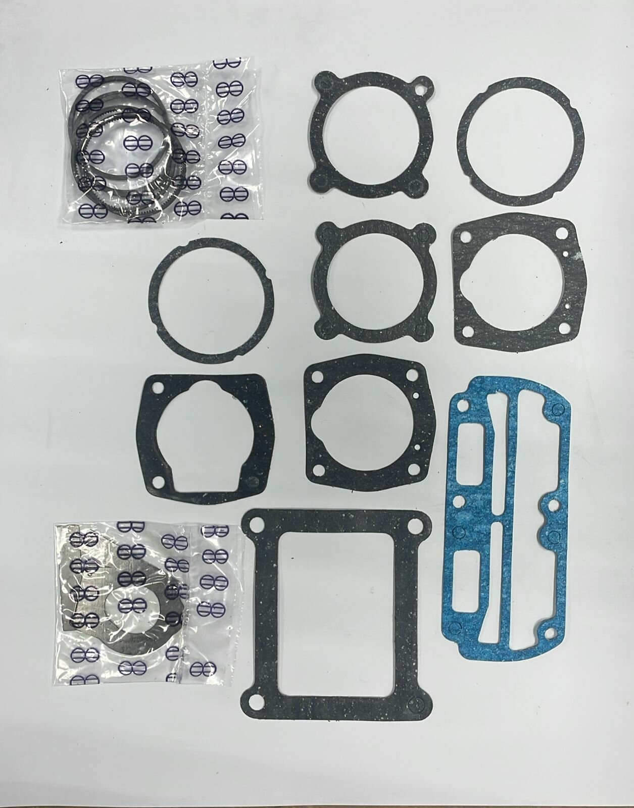 Ремкомплект компрессора МАЗ, урал, лиаз, Икарус, ПК310, 2-х цилиндрового с кольцами