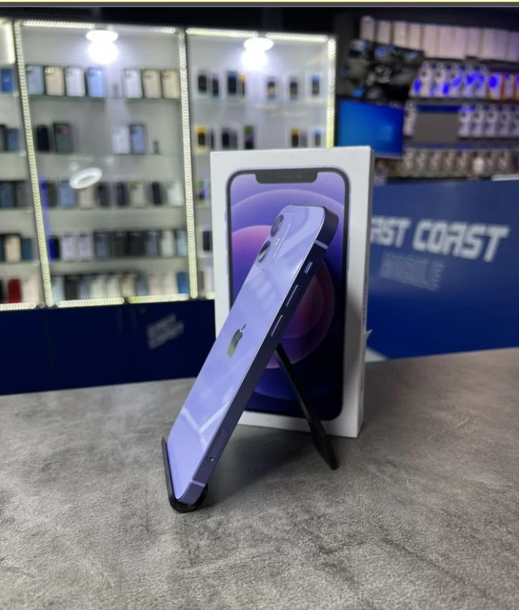 Смартфон Apple iPhone 12 128 ГБ RU, nano SIM+eSIM, фиолетовый — фото 1