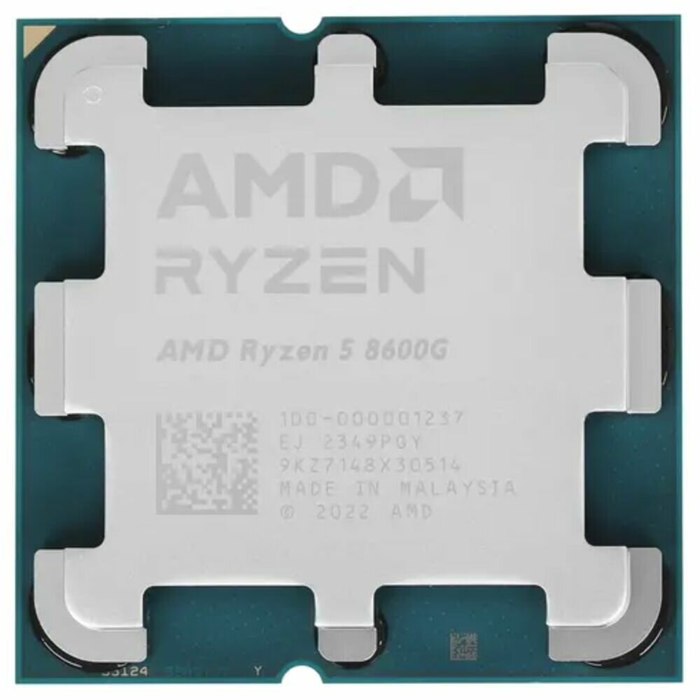 Процессор AMD Ryzen 5 8600G, 4.3ГГц, (Turbo 5.0ГГц), 6-ядерный, L3 16МБ, Сокет AM5, Radeon 760M, OEM