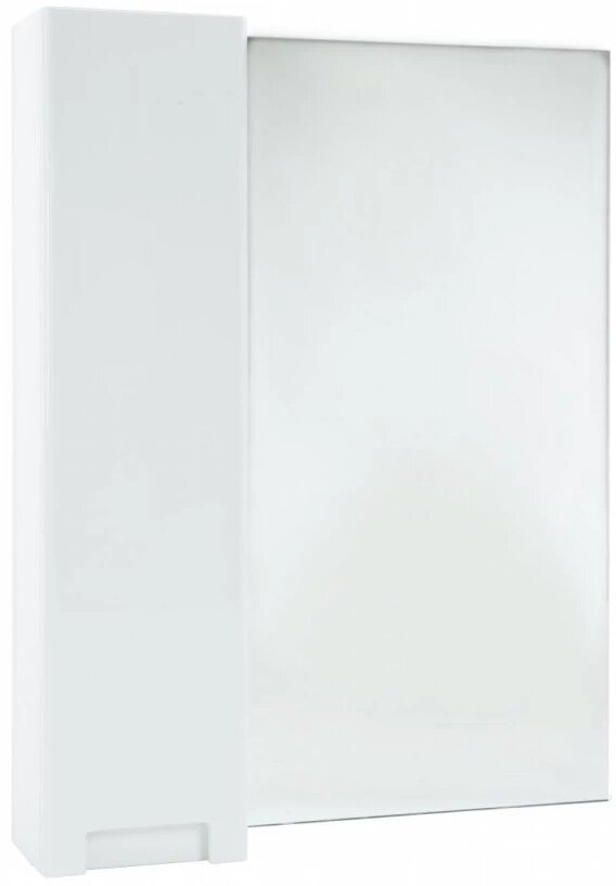 Зеркальный шкаф 68х80 см белый глянец L Bellezza Пегас 4610411002010