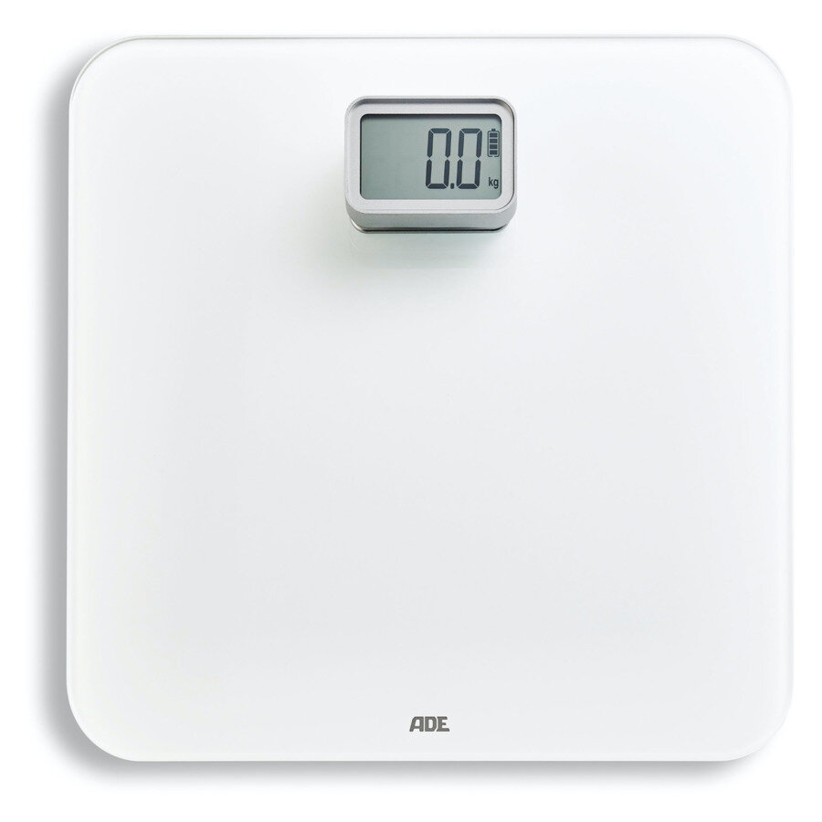 фото Весы напольные ADE Kira BE2008 white 5,5х32х32,5 см, стекло