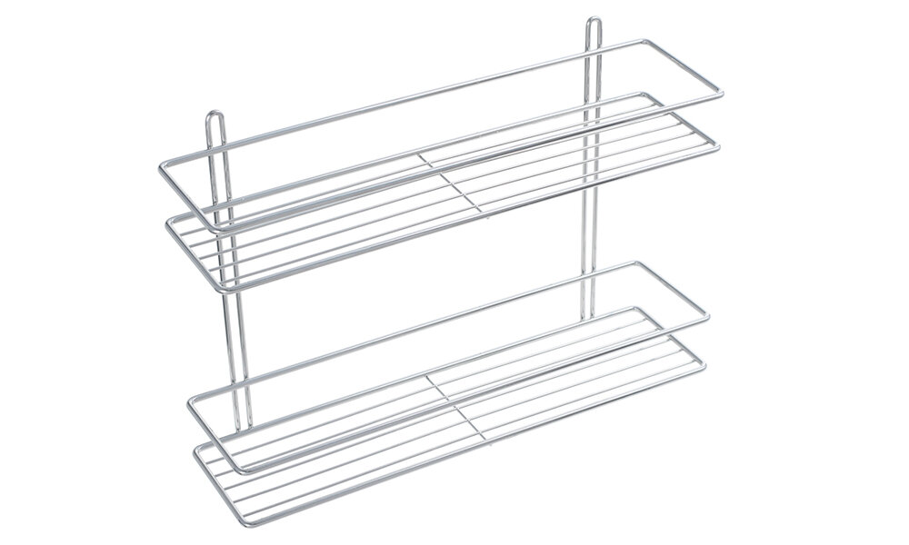 Полка двойная Fixsen хром (FX-730-2)