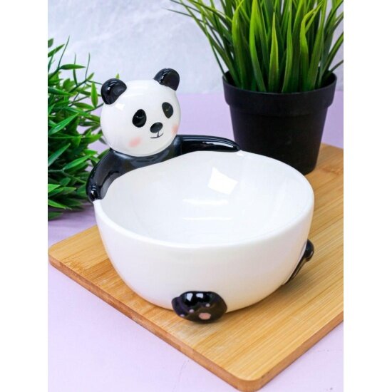 Тарелка Ilikegift глубокая керамическая «Panda bowl»