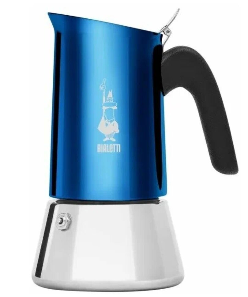 Гейзерная кофеварка Bialetti New Venus, 170 мл, 170 мл, синий