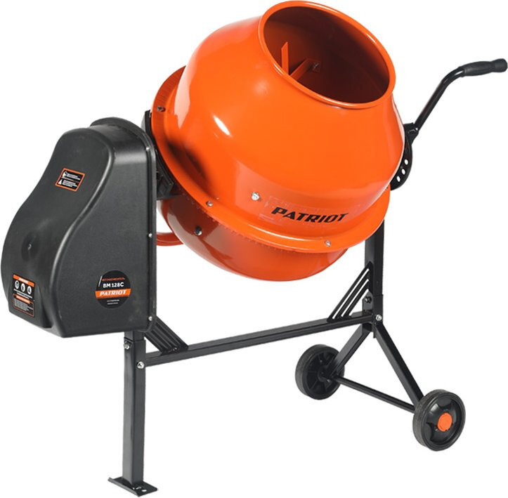 фото Бетономешалка Patriot BM 128C электрич. бар.:120л г.р.:120л 350Вт (577300128)