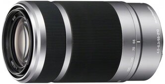 Объектив Sony 55-210mm f/4.5-6.3 E (SEL-55210), серебристый