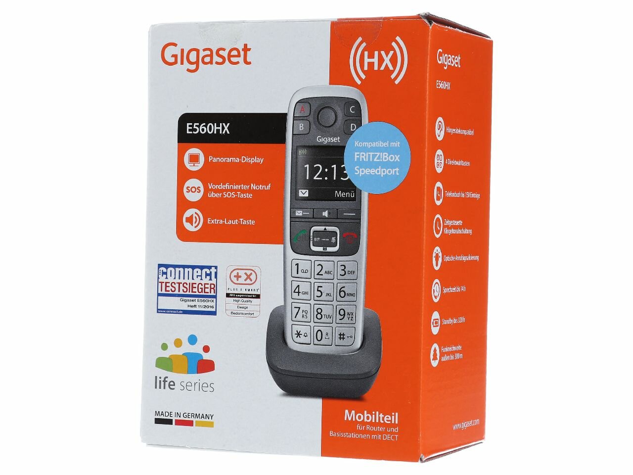 DECT / GAP трубка для беспроводного телефона Gigaset E560HX plat