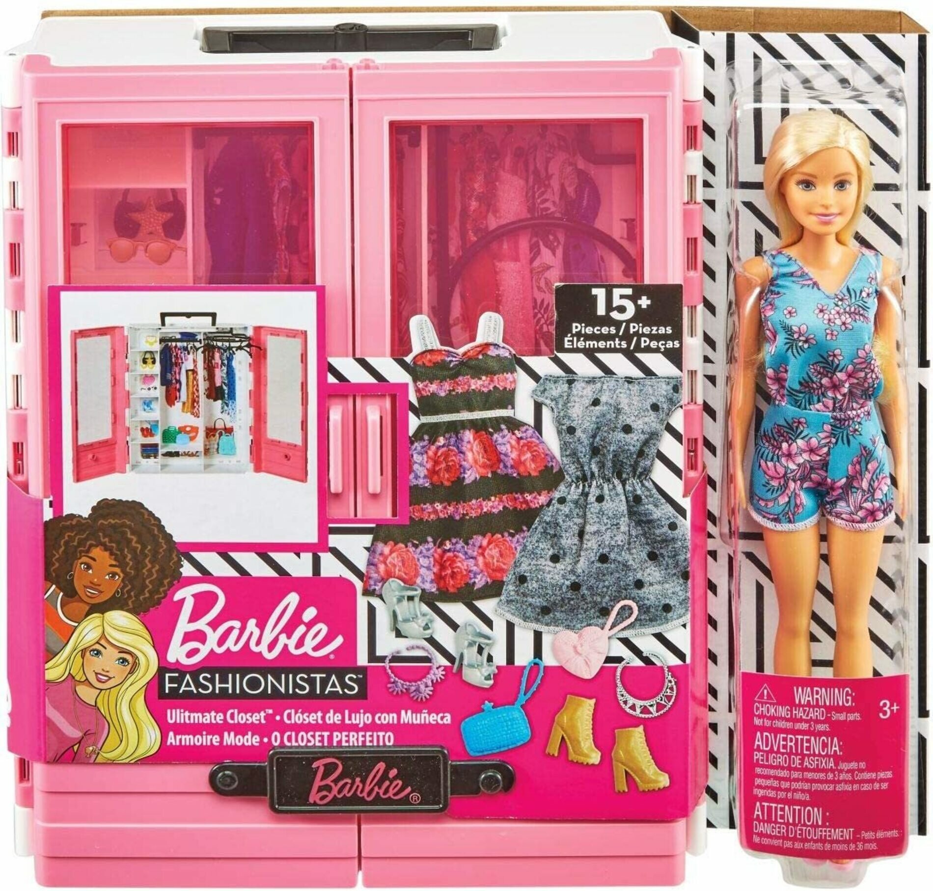 Игровой набор Barbie Шкаф-чемодан (GBK12) - фото №9