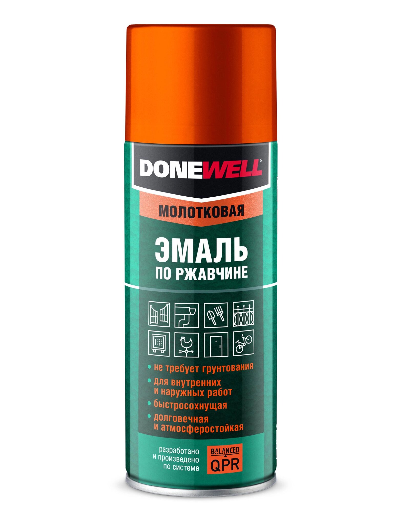 Эмаль DONEWELL молотковая по ржавчине черная медь DONEWELL DONEWELL DW3015