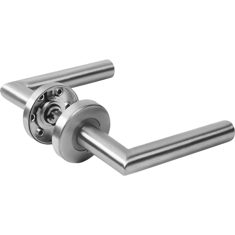 фото Дверные ручки Inspire Sara алюминий без запирания цвет никель