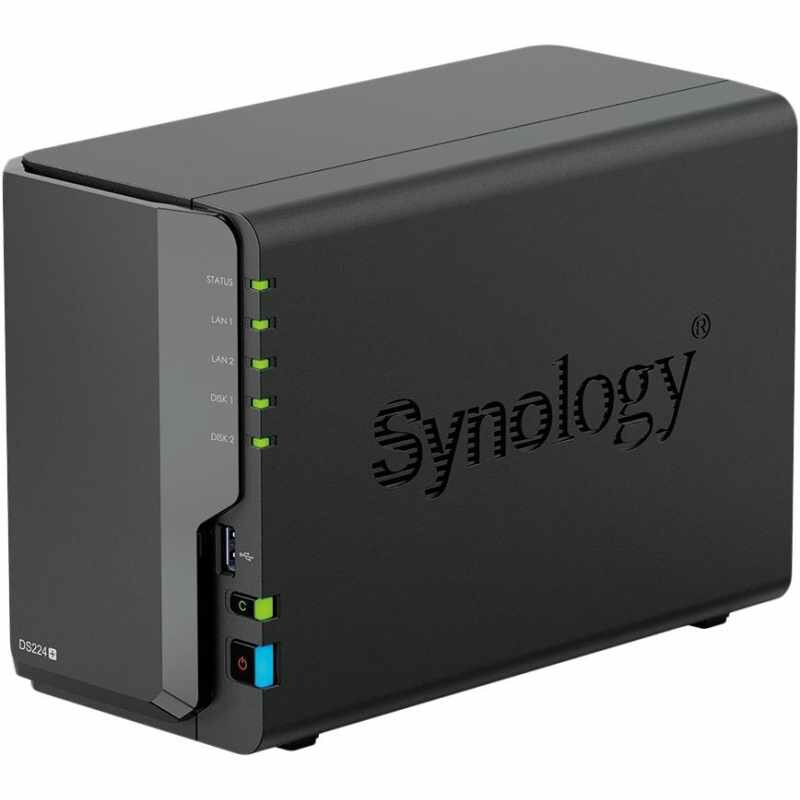 Сетевое хранилище Synology DS224+ 2x2.5/3.5 SATA/Celeron J4125/2Gb DDR4