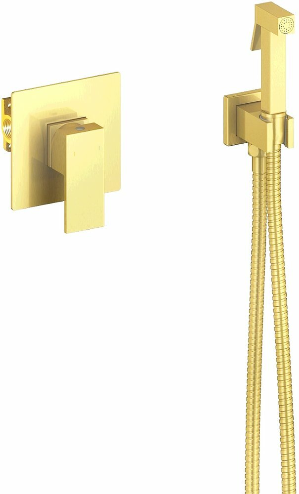 Timo Гигиенический душ Timo Selene 2089/17SM со смесителем, С внутренней частью, золото
