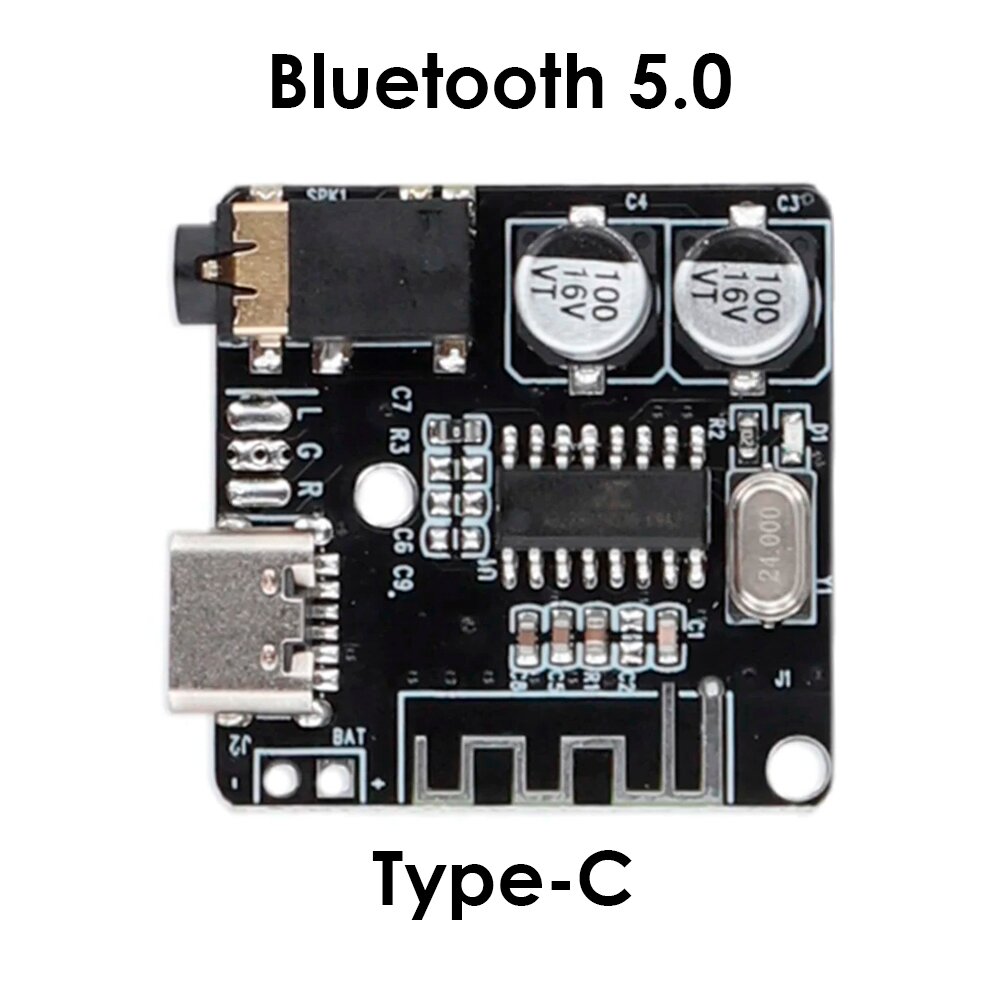 Плата аудио приёмник Bluetooth 5.0 MP3 декодер Type-C