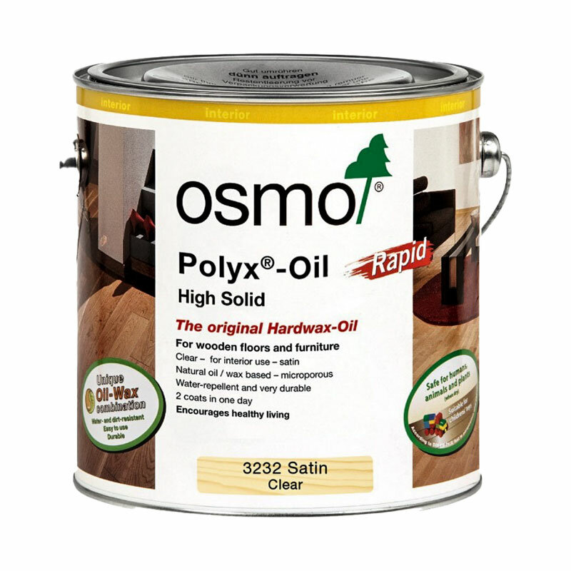 Osmo Масло с твердым воском, с ускоренным временем высыхания (4-5 часов) Osmo 3232 Hartwachs-Ol Rapid 2500 мл. (Шелковисто-матовое)