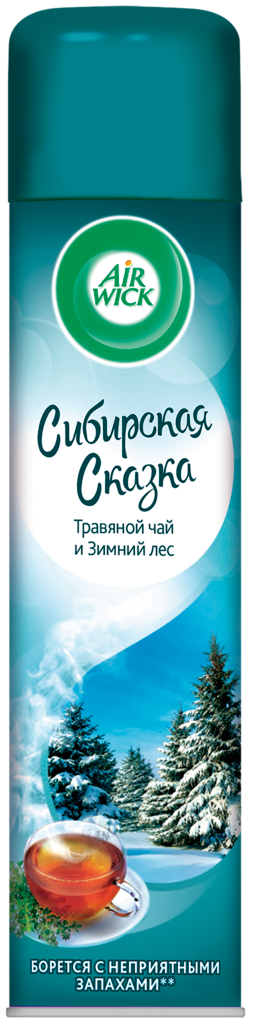 Освежитель воздуха AIR WICK Сибирская сказка, Травяной чай и зимний лес, 240мл