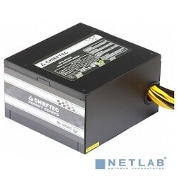 Chiefitec Блок питания Chieftec 650W RTL GPS-650A8 ATX-12V V.2.3 PSU with 12 cm fan, Active PFC, fficiency >80% with power cord 230V only