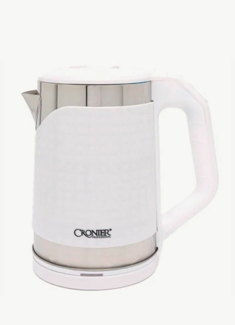 фото Электрический функциональный чайник 2л, мощностью 2000Вт. Белый